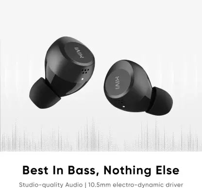 Mivi DuoPods M30 earbuds with 42 hours of playtime | Made in India | Deep Bass Bluetooth Headset (Black, True Wireless) Mivi DuoPods M30 earbuds with 42 hours of playtime | Made in India | Deep Bass Bluetooth Headset (Black, True Wireless)